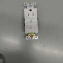 ENERLITES Combination Single Pole Toggle Switch 15A/120VAC and Tamper-Resistant Receptacle 15A/125VAC, Residential Grade, UL Listed, 62150-TR-W, White, 1 Pack