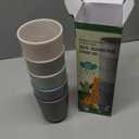 SUGARCANE Kids Cup 10 oz - 5 Pack, USDA & LFGB Certified Toddler Cup - BPA Free - Dishwasher Safe, Reusable, Unbreakable - Gray Blue