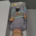 JIZHI 17'' Interactive Reborn Doll-3 in 1 Lifelike Reborn Baby Dolls with Heartbeat and Coos - Breathable Realistic Newborn Baby Dolls Soft Cloth Body Gift Box for Kids Age 3+