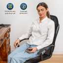 COMFIER Back Massager with Heat, Vibration Massage Seat Cushion with 8 Massage Nodes & 5 Modes, Adjustable Chair Massager Pad for Home Office, Heated Chair Pad, Mothers Day Gifts for Mom