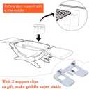 7644 Grill Grates for Weber Q100, Q1000, Q1200, Q120, Q1400, 516001, 516002, 50060001, 51010001, 51060001, Baby Q Cast Iron Grill Parts-2 Pack