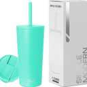 Simple Modern Classic Tumbler with Straw Lid | Insulated Iced Coffee Cup Reusable Stainless Steel Water Bottle Travel Mug | Gifts for Women Men Her Him | 20oz | Tropical Wave