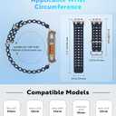 Upgraded Ocean Band Compatible with Apple Watch Ultra 3/2/1 49mm, S11/S10 46mm, 9/8/7 45mm, SE3/SE2/SE/6/5/4 44mm, 3/2/1 42mm, Metal Connector Breathable Sport Watch Strap for Men Women