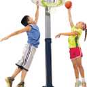 Little Tikes Adjust and Jam Pro Basketball Set, Blue