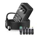 6V 2A Power Supply AC Adapter DC 6Volt Power Universal Adapter Universal Charger DC in 100-240V 50/60Hz 6V Power Cord with 5 Interchangeable Plug for 500mA 600mA 700mA 800mA 900mA 1000mA 1500mA 2000mA