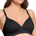 Warner's Women's Blissful Benefits Super Soft Wireless Lightly Lined Comfort Bra Rm1691w, Black, 34B