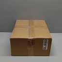 Geelin 4 Pcs Metal Wire Basket with Wooden Handles and Bamboo Lids 12.2 x 8.27 x 5.51" Mesh Steel Basket Stackable Storage Bins Organizer Containers for Vegetables Fruit Home Cabinet Pantry(White)