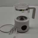 Electric Milk Frother, 6 in 1 Milk Steamer,17oz Automatic Warm and Cold Foam Maker for Coffee,Latte, Cappuccino, Macchiato, Hot Chocolate (White)