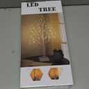 2 Pack 144 LED Artificial Tree Lamp with Timer, DIY Birch Tree with LED Lights, Lighted up Tree Lamp USB/Battery Powered, Fairy Light Spirit Tree for Table Home Bedroom Christmas (Warm White)