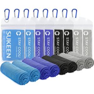 Sukeen Cooling Towel for Neck and Face(40"x12"),Soft Breathable Microfiber Ice Towel for Yoga,Sport,Running,Gym,Workout,Camping,Fitness,Workout & More Activities