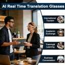 AI Smart Glasses with Camera 4K, Video Recording.Bluetooth for Men & Women -Hands-Free Recording Glasses with Audio, Al-Powered Wearable Tech