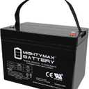 ML-Group34 -12 Volt 60 AH, Internal Thread (INT) Terminal, Rechargeable SLA AGM Battery