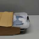 4 Pcs Cake Baking Pan with Lid and Handle, 9 x 13 Inch Non-stick Rectangle Sheet Cake Pan Carrier for Brownie Roasting Cooking Baking (Black Gray)