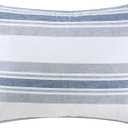 Nautica - King Comforter Set, Reversible Woven Bedding with Matching Shams, Medium-Weight, Oeko-Tex Certified (Bay Shore Navy)