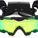 Uten Night vision Goggles for Kids, Adjustable Elastic Band Glasses with LED Light Beams, Spy Gear with Flip-Out Lights Green Lens, Spy Role Play, Birthday Gifts and Christmas Gifts for Kids.