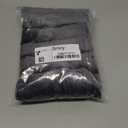 Smiry Velvet Seat Covers for Dining Room Chair Set of 6, Stretch Fit Removable Washable Chair Seat Cushion Protector Slipcovers with Ties, Dark Grey