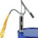 Orion Motor Tech 55 Gallon Drum Pump, Lever Action Barrel Pump for 15 to 55gal Drums, Heavy Duty Barrel Hand Pump with Telescoping Suction Tube Transferring Heating Oil, Motor Oil, Transmission Fluid
