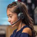 Cyber Acoustics 3.5mm Stereo Headset (AC-5002) Durable, Crisp, and Clear Communication in Classrooms and at Home