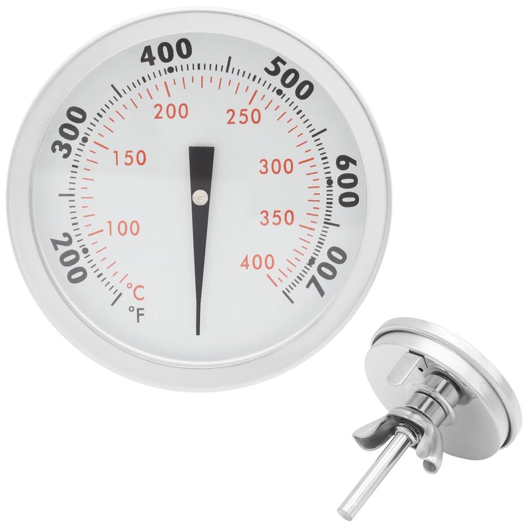 67088 67731 Grill Lid Thermometer for Weber Genesis 300 & Genesis II 300 and Summit Series Grills, Temperature Gauge for Genesis E-330 E-315 E/S-310, 2-3/8" Dia, Center Mount, 200F-700F