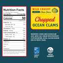 Snow's Ocean Chopped Clams Canned, 51 oz Can - 7g Protein per Serving - No MSG, 99% Fat Free - Great for Pasta & Seafood Recipes