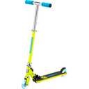 Mongoose Trace Kick Scooter for Youth Adult Boys and Girls, Quick-Release, Lightweight & Easy Folding Scooter, Bike Style Grips, Supports 176 lb Up to 220 lbs (Black/Blue)