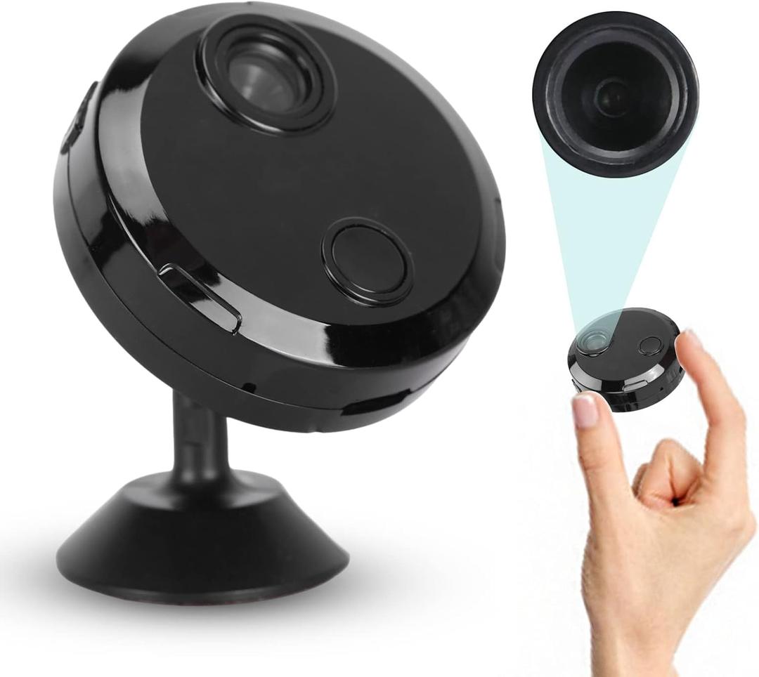 Surveillance Camera, 1080P Security Camera with 360 Degree Rotating Base, Monitor Camera for Indoor Outdoor, Real Time Monitoring