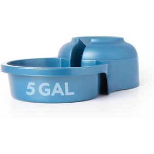 Petmate Big Blue Outdoor Water Bowl, 5 Gallons, (Water Jug Not Included), Made in USA