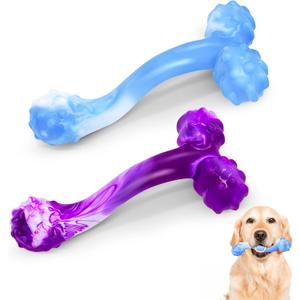 WinTour Indestructible Dog Bones for Aggressive Chewers, Tough Dog Toys for Aggressive Chewers, Durable Chew Toys for Medium & Large Breed, Heavy Duty, Strong & Indestructible Bones for Super Chewers