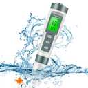 pH Meter, TDS/pH/Temperature 3-in-1 pH Meter for Water, 0-14 pH Measurement Range Digital pH Meter, 0.01 High Precision Water Quality Digital pH Tester with ATC, pH TDS Test Meter for Drinking Water