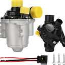 11517632426 Electric Engine Water Pump W/Thermostat Compatible with BMW X1 X3 X4 X5 X6 Z4 135i 135is 335i 335is 335xi 535i 535xi 640i 740i 740Li F01 E60 E61 E82 E88 E90 3.0L L6#11517586929 A2C59514607