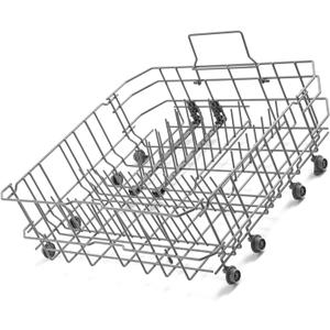 Upgraded 20007189 20000533 Dishwasher Lower Rack Replacement for Bosch Dishwasher Rack Parts 300 500 800 Series Dishrack Bosch Thermador Dishwasher Bottom Rack Basket SHP865ZD5N SHE68T55UC