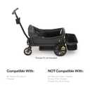 Veer Rear Foldable Storage Basket for Veer All-Terrain Cruiser XL 4 Seater. NOT Compatible with All-Terrain Cruiser 2 Seater or Cruiser-City Models.