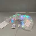 Brightown Smart Christmas Snowflake Lights, 12ft 96LED with 8 Drops Outdoor Icicle Lights with APP Control & Music Sync, Waterproof Connectable, 80+ Scene Modes for Roof, Window, Yard, Patio