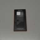 TENDLIN Compatible with iPhone 15 Pro Max Case Wood Grain with Carbon Fiber Texture Design Leather Hybrid Slim Case (Black)