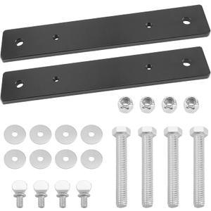 SC-2000 Additional Trailer Chock Adapter Kit Compatible with SC-3000 and SCC-4000 Motorcycle Trailer Wheel Chock for Easy Fixation and Transportation, 1/3'' Heavy Steel Plates