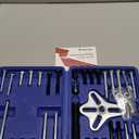 Thorstone 46pcs Harmonic Balancer Puller Set, Steering Wheel Flywheel Crankshaft Pulley Puller,Blue