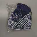 Yonique Tankini Swimsuits for Women Tummy Control Bathing Suits Two Piece Tankini Tops with Bikini Bottoms Twist Swimwear (XX-Large, Blue and White Stripe)