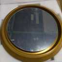 24 in. x 24 in. Modern Round Gold Framed Decorative LED Mirror Wall Mounted Anti-Fog and Dimmer Touch Sensor