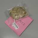 CJL HAIR Large Messy Bun Hair Piece Wavy Curly Scrunchies Synthetic Chignon Ponytail Hair Extensions Thick Updo Hairpieces for Women Dirty Blonde