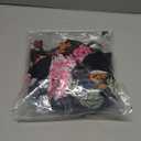 Avidlove Women Lace Kimono Robe Babydoll Sexy Lingerie Mesh Chemise Nightgown Cover Up (Small, Black Flower)