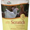 Manna Pro Ultimate Chicken Scratch Feed, Nutrient-Rich Scratch Grain Treat for Chickens and Poultry, Natural Multigrain Blend for Backyard Flocks and Laying Hens, Made in USA, 10 lb Bag
