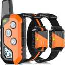Shock Collar for Dogs, Dog Training Collar with Remote Control for 2 Dogs, 3 Training Modes with Beep, Vibration and Satic, Waterproof, Rechargeable for Large Medium Small