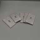 10 Pcs Shiny Silver Rhinestone Wall Plate Cover Decorative Light Switch Cover Bling Rhinestones Switch Covers Wall Plate Cover (Standard Size)