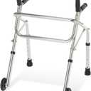 Medline Guardian Pediatric Non-Folding Walker for Children - Lightweight, Adjustable & Durable Mobility Aid - Ideal for Young Medical Patients & Hospitals