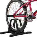 Bike Rack Dual Bicycle Stand for Mountain, Road, or Kids Bikes Indoor or Outdoor Steel Bicycle Storage Tire Rack for Truck by RAD Cycle