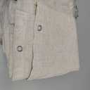 Awellife Linen Shower Curtain Beige Boho Farmhouse Shower Curtains for Bathroom Fabric Cream Cloth Liner 72 x 72 Inch