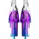 CNC Tattoo Cartridge Needles 20Pcs #12(15RM) Standard 0.35mm Round Magnum M-Taper Disposable Cartridges with Membrane EN04B-20-1215RM-M