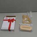 COSHAYSOO Initial Earring Holder Organizer Acrylic for Tween Preteen Teen Girls, Unique Easter Basket Stuffers Birthday Gifts for 8 9 10 11 12 13 14 16 18 Year Old Girl Vanity Accessories Letter A