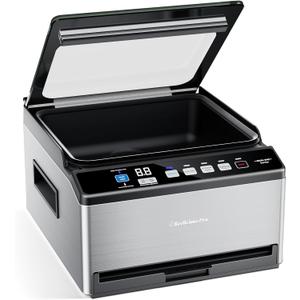 DualCore CVS101 Chamber Vacuum Sealer for Liquids & Sous Vide, 6L Dual Vacuum Zones & Extra-Wide Bag Clamp, 230W Dual-Core Dry Pump x4, Commercial-Grade Food Packaging Machine for Home Use