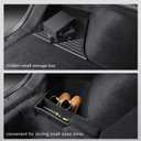 Trunk Storage Bins for Tesla Model Y Juniper, 2-Piece Waterproof Organizer with Lids, Black Side Storage Box, 2025-2026